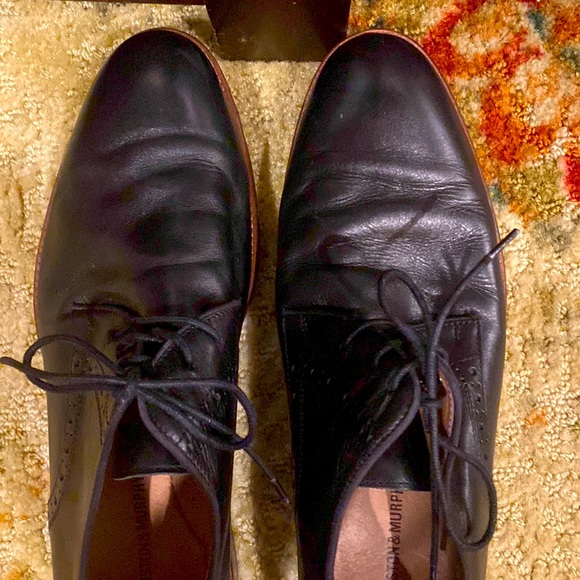 Men’s Johnston and Murphy black leather dress shoe in great condition - Picture 8 of 13